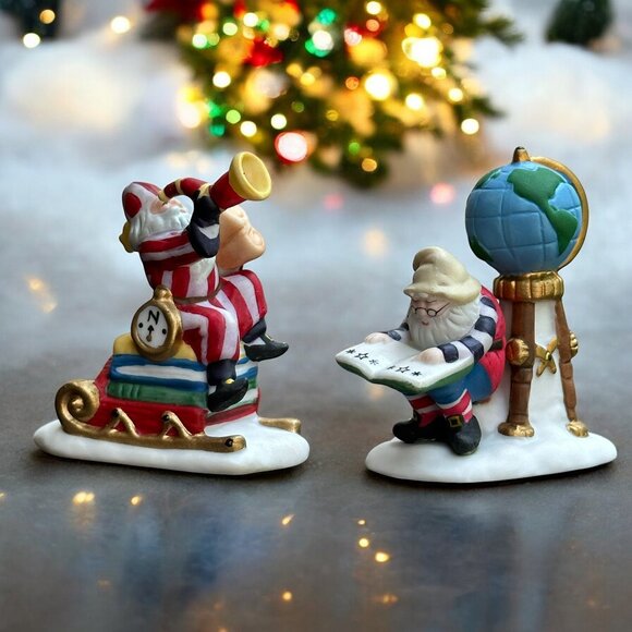 Dept 56 Charting Santa's Course North Pole Village Christmas Accessory - 1995 - Picture 1 of 12
